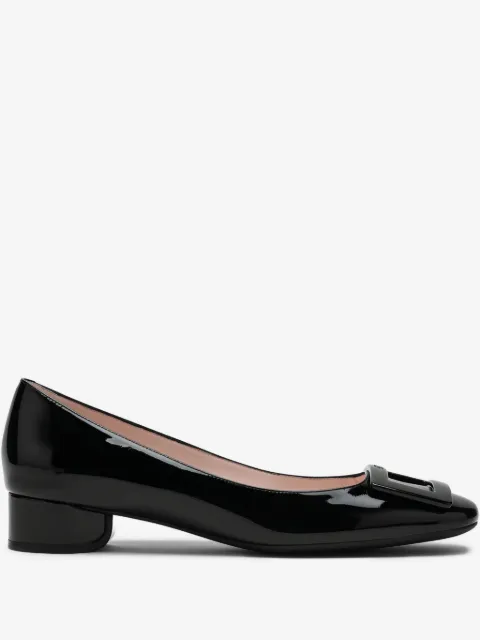 Roger Vivier patent-leather ballerina shoes