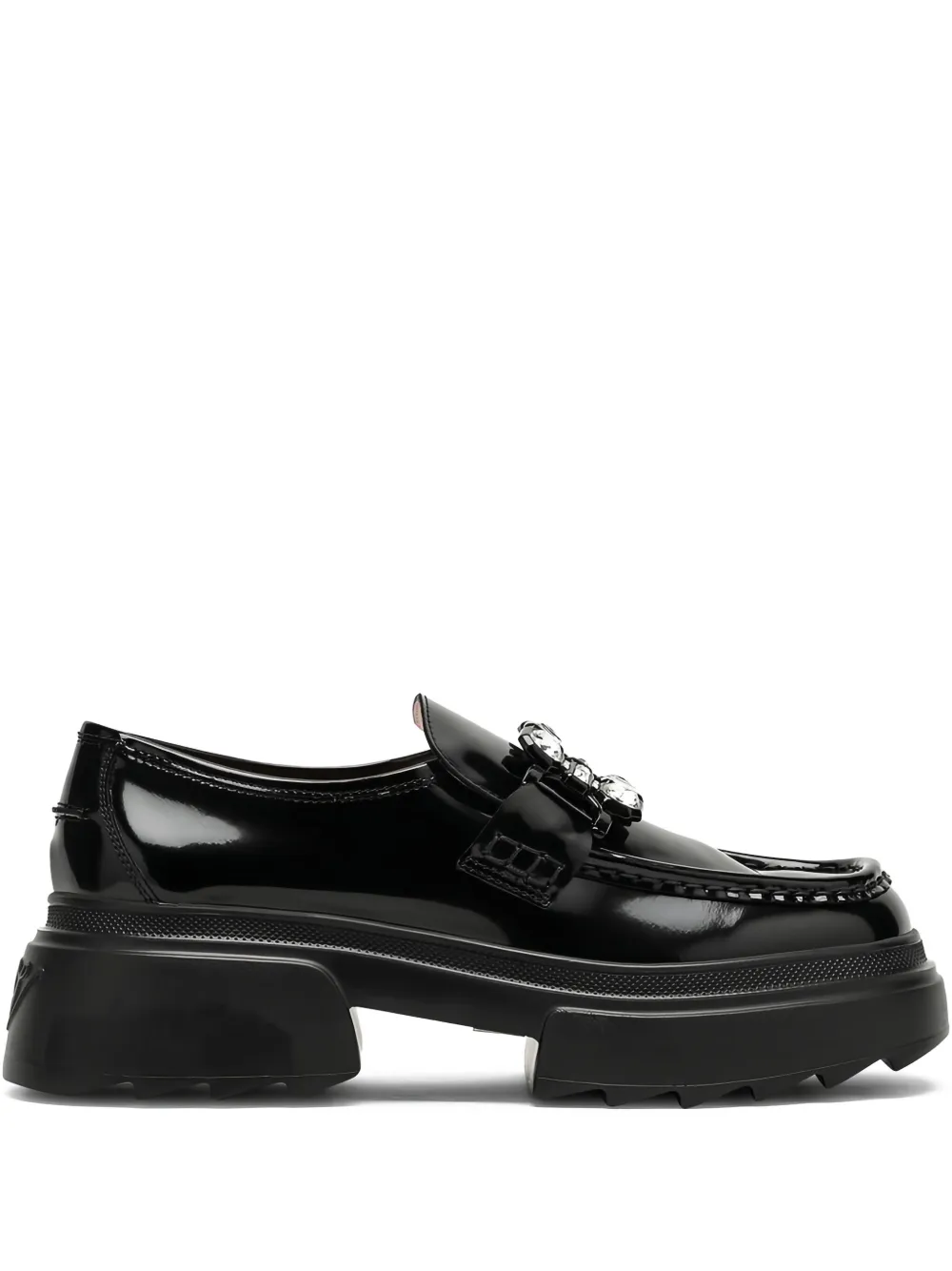 Roger Vivier patent-leather loafers | Black | Image 1