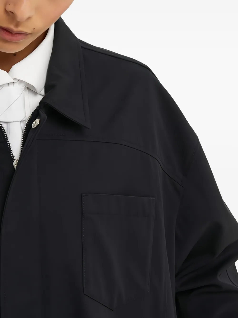 1989 STUDIO Bomberjack met rits Blauw