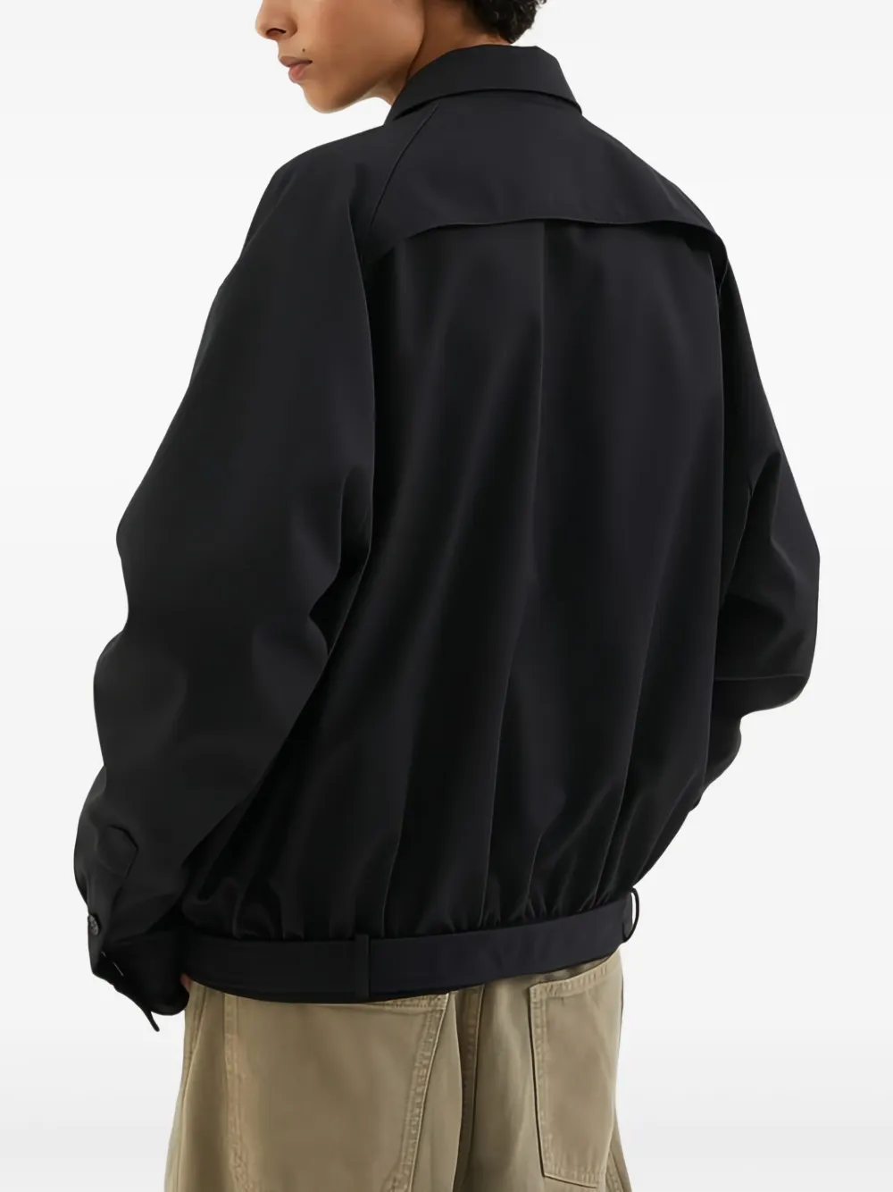 1989 STUDIO Bomberjack met rits Blauw