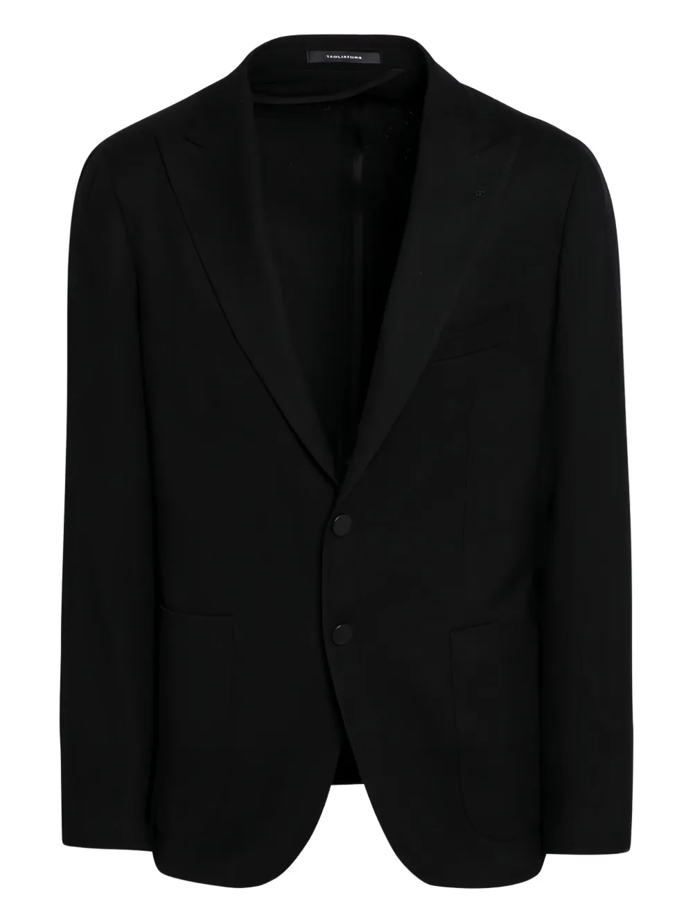 Tagliatore Wool Single Breasted Jacket In Black