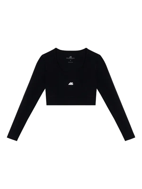 Balenciaga クロップドトップ | ブラック | FARFETCH JP