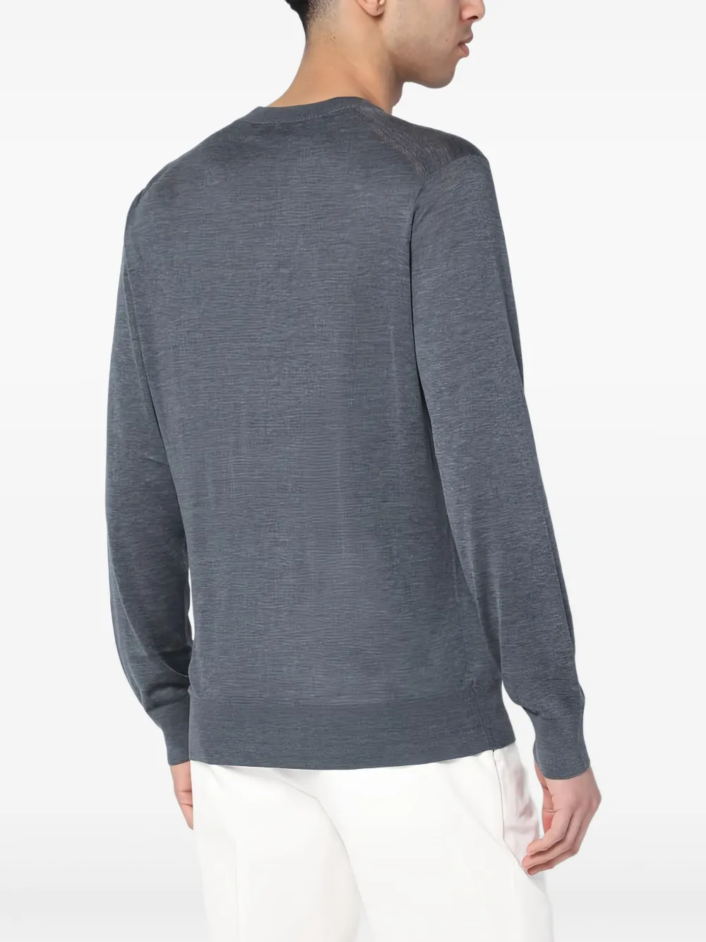 Brunello Cucinelli Trui met V-hals Grijs