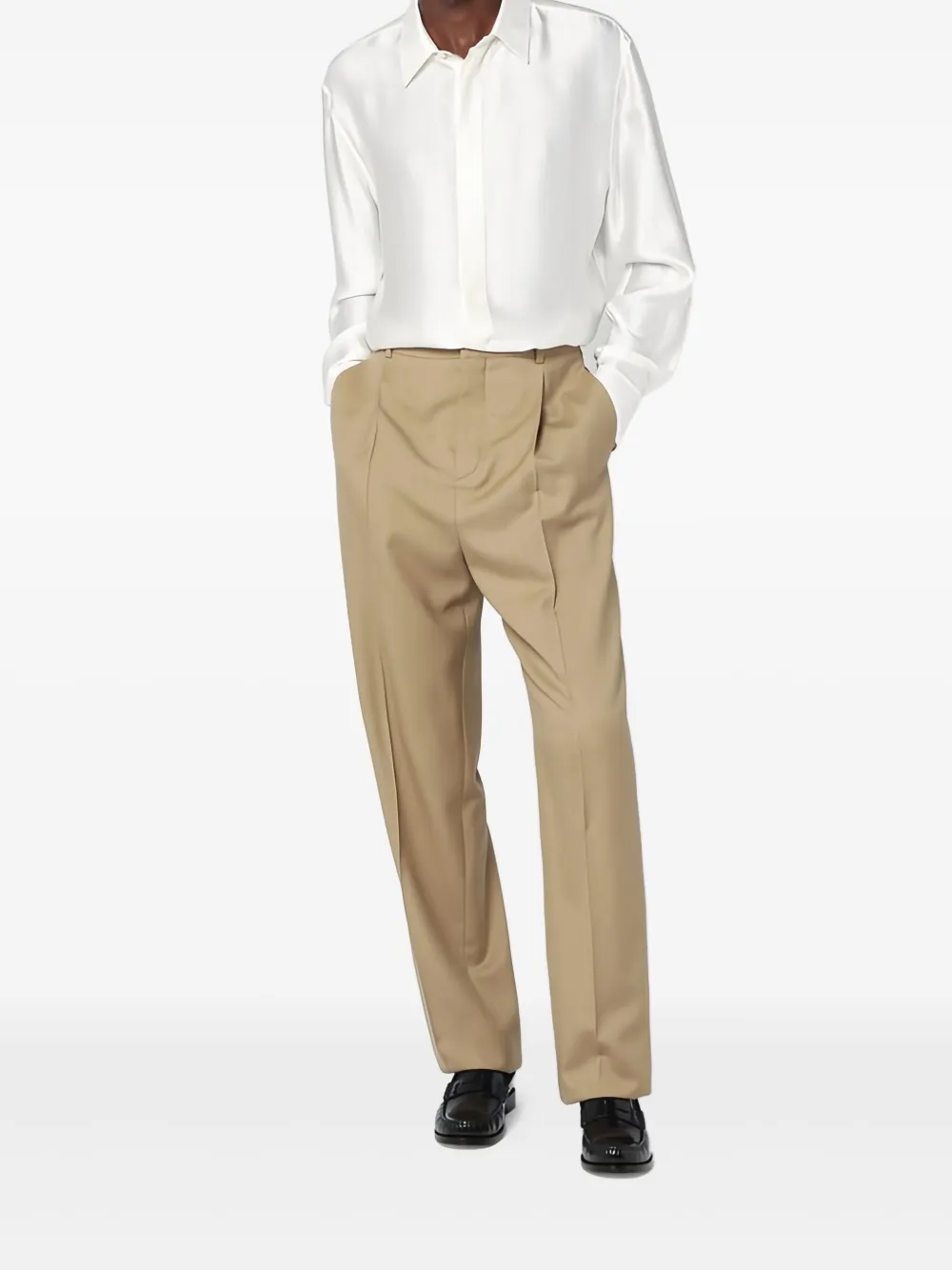 Saint Laurent Plooibroek - Beige