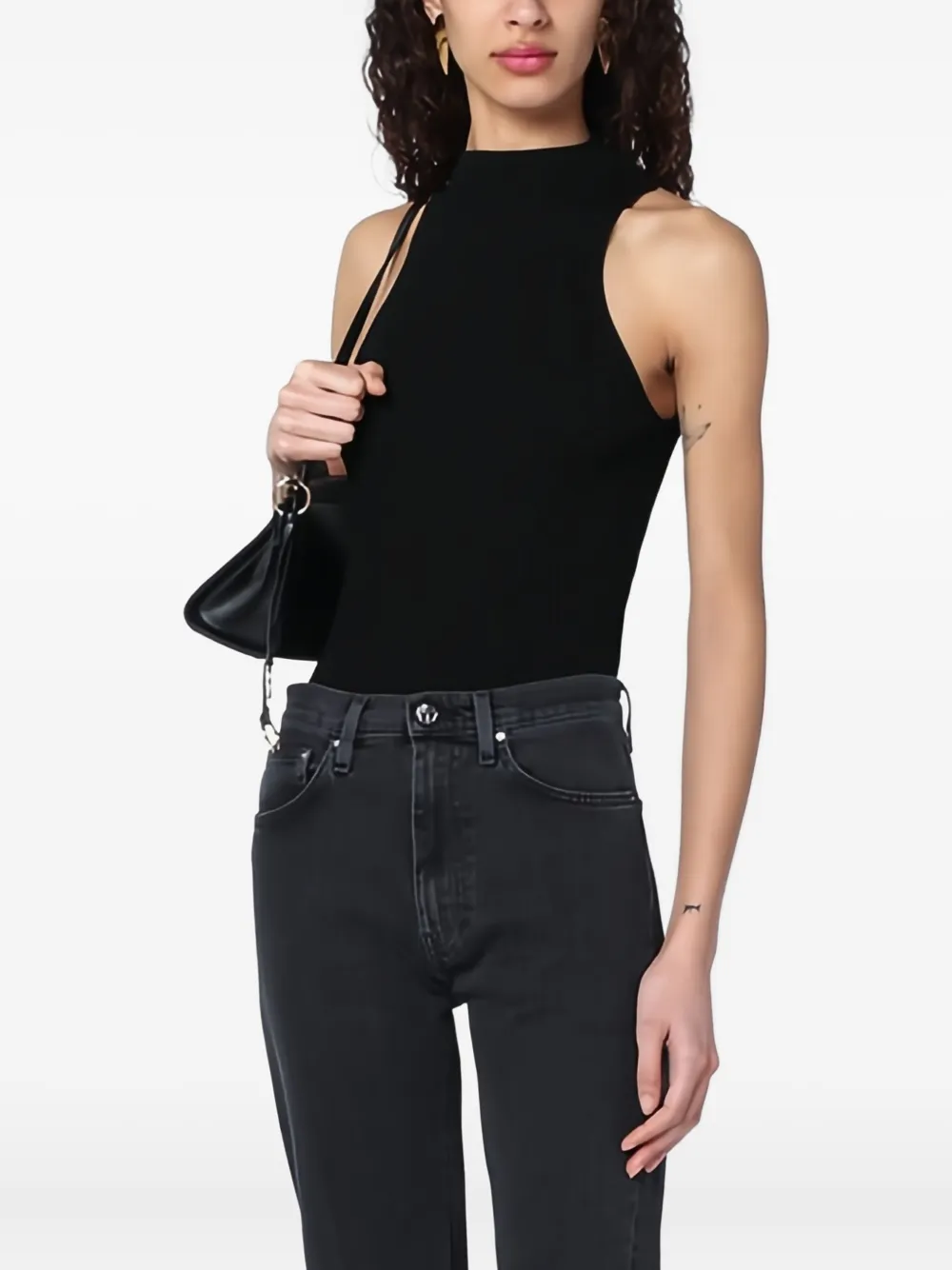 Roberto Collina Katoenen tanktop Zwart
