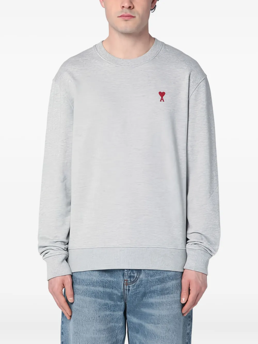 AMI ALEXANDRE MATTIUSSI AMI-DE-COEUR-MOTIF SWEATSHIRT