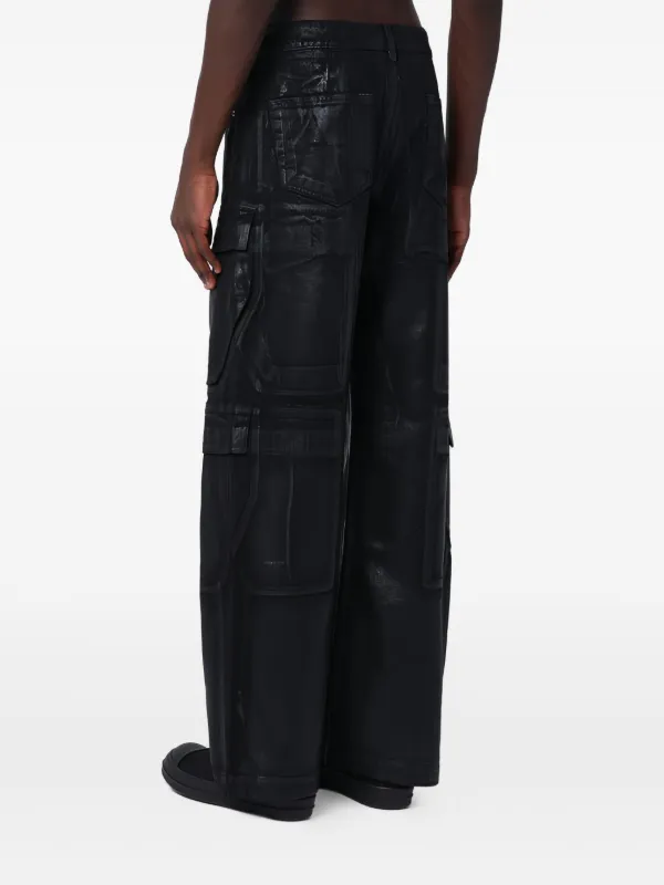 Rick Owens DRKSHDW Double Cargo Jeans | Black | FARFETCH