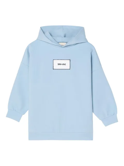 Douuod Kids logo-patch hoodie