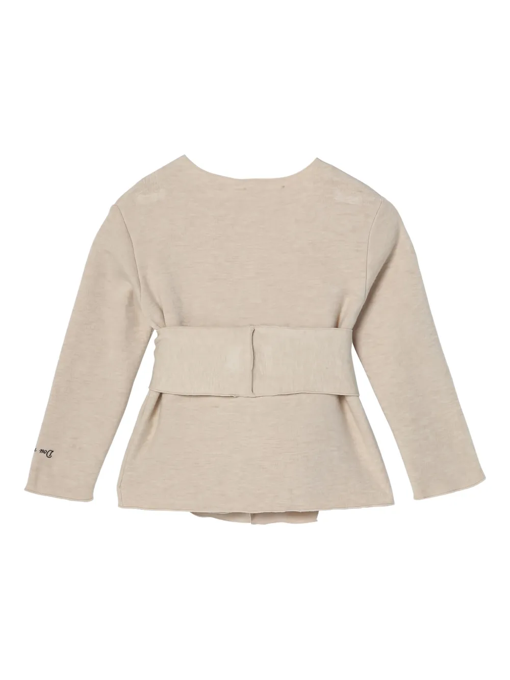 Douuod Kids Vest met wikkelstrik Beige