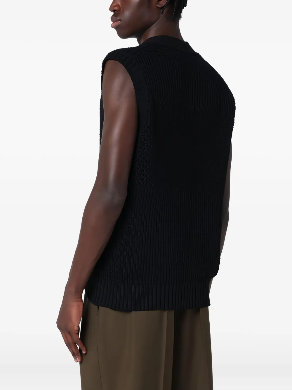 Tagliatore Gerald vest Zwart