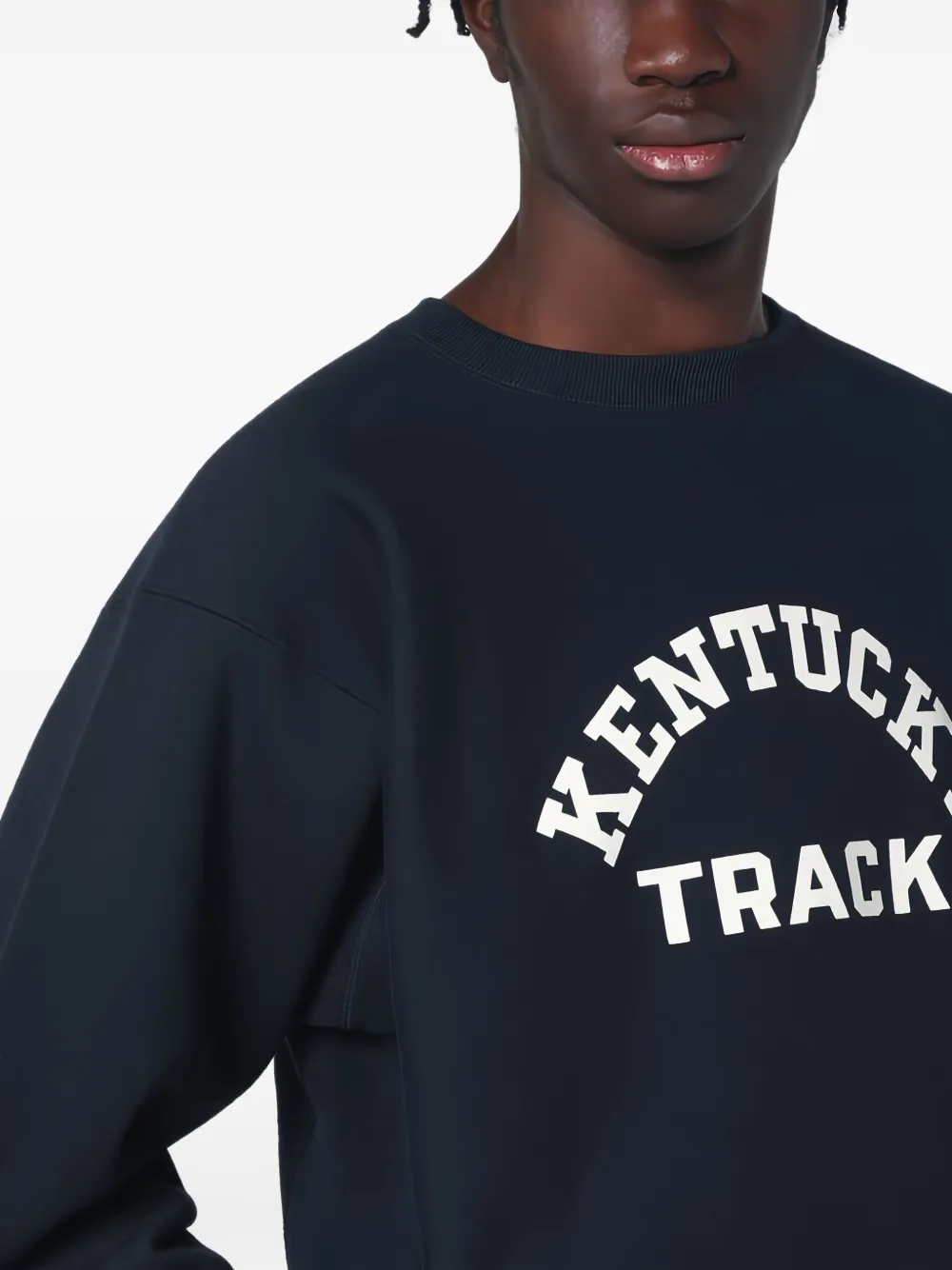 Champion Navy Blue Sweatshirt True To Archive Reverse Weave In Multi