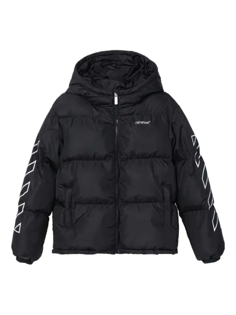 Off-White Kids dunjakke med hætte