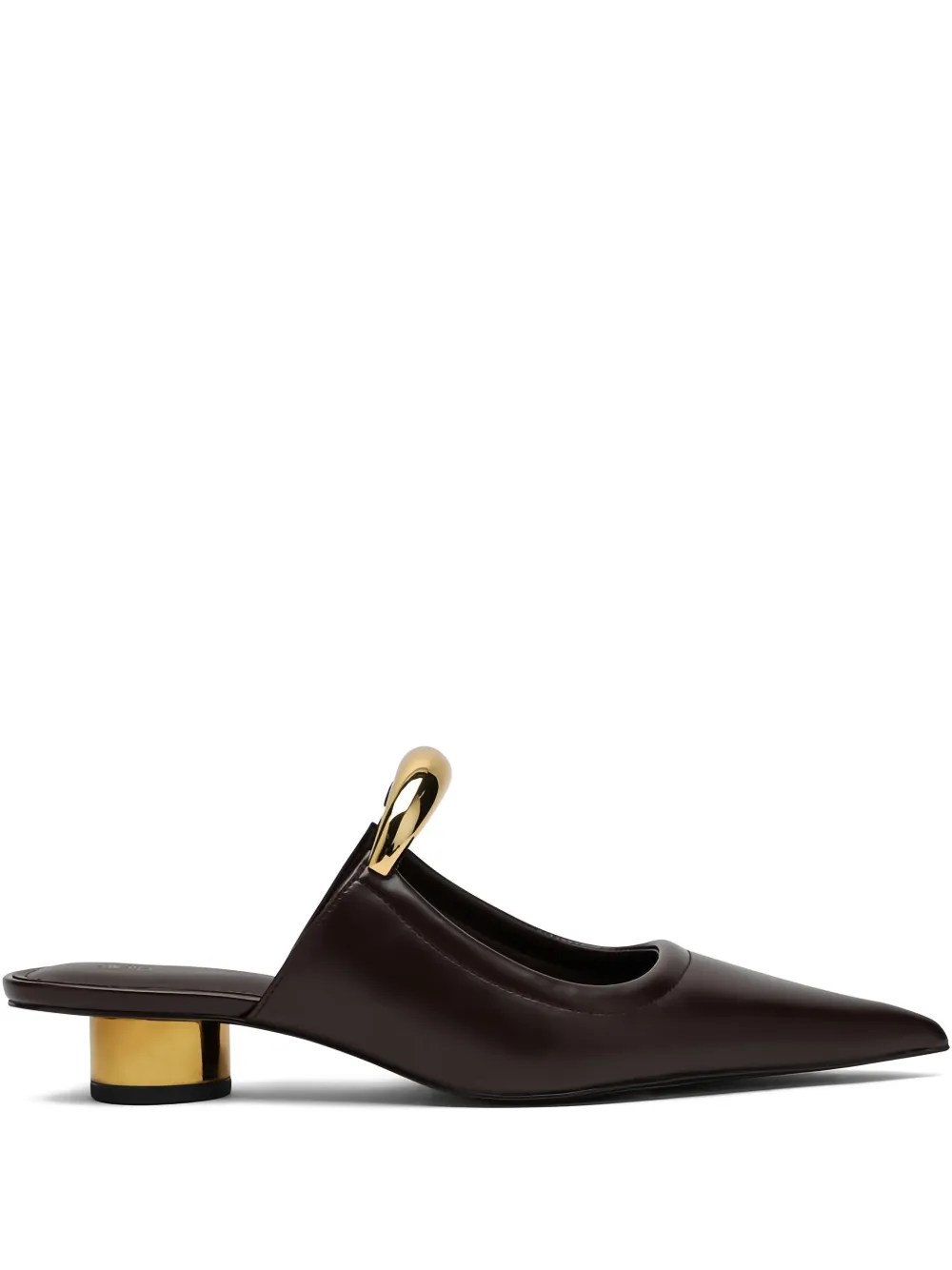 JW Pei 25mm Helena mules Red