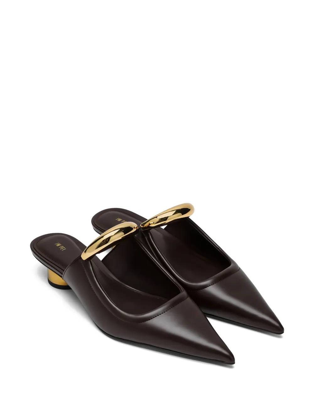 JW Pei 25mm Helena mules Red