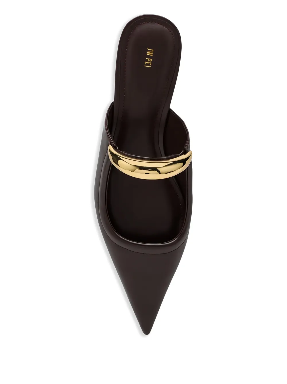 JW Pei 25mm Helena mules Red