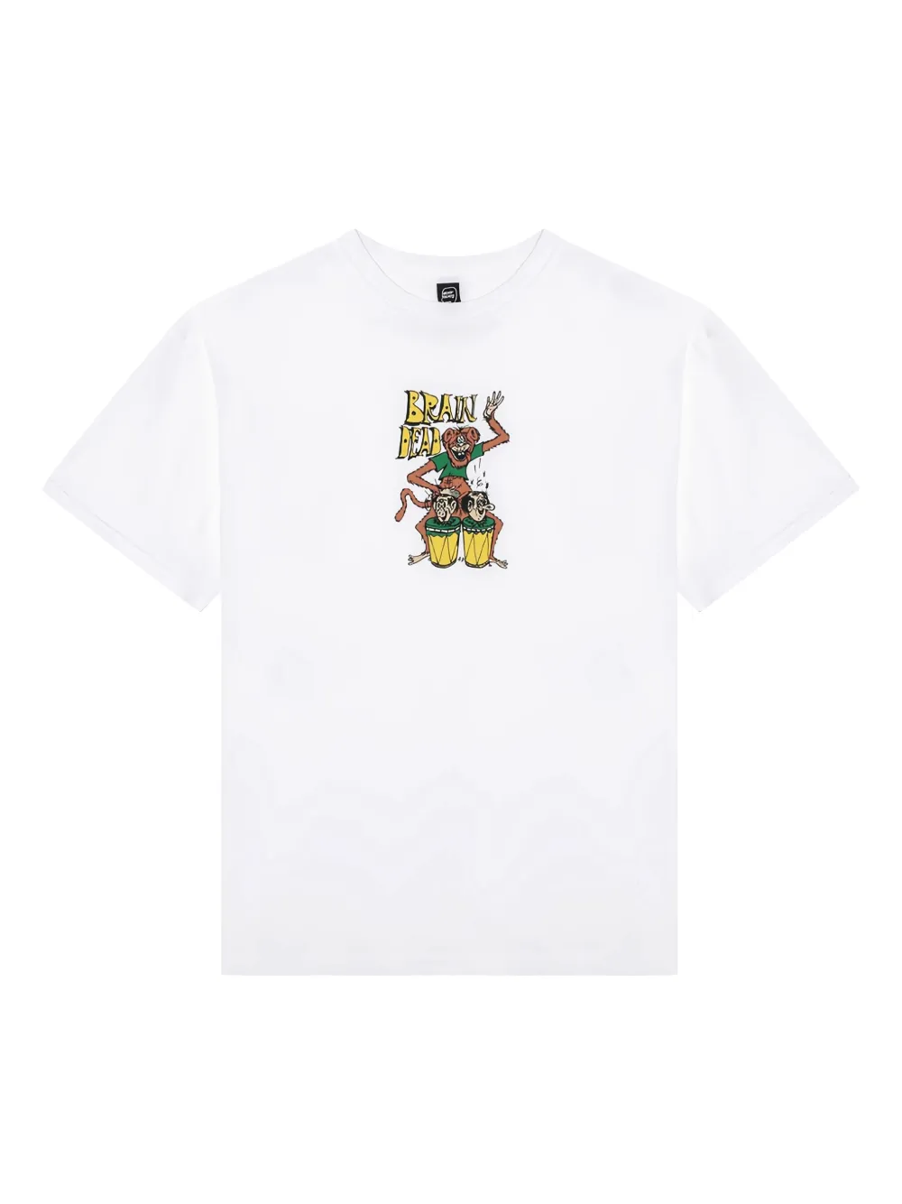 Brain Dead playera con estampado de mono | blanco | Image 1