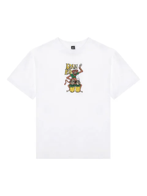 Brain Dead playera con estampado de mono