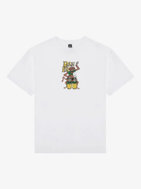 Brain Dead playera con estampado de mono