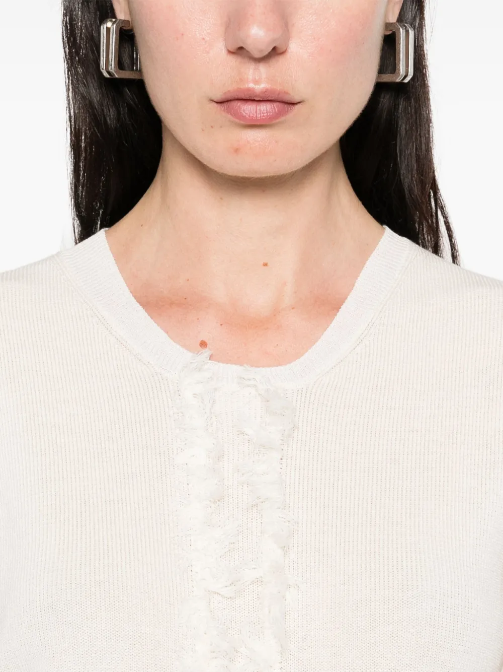 Uma Wang Mouwloze top Beige