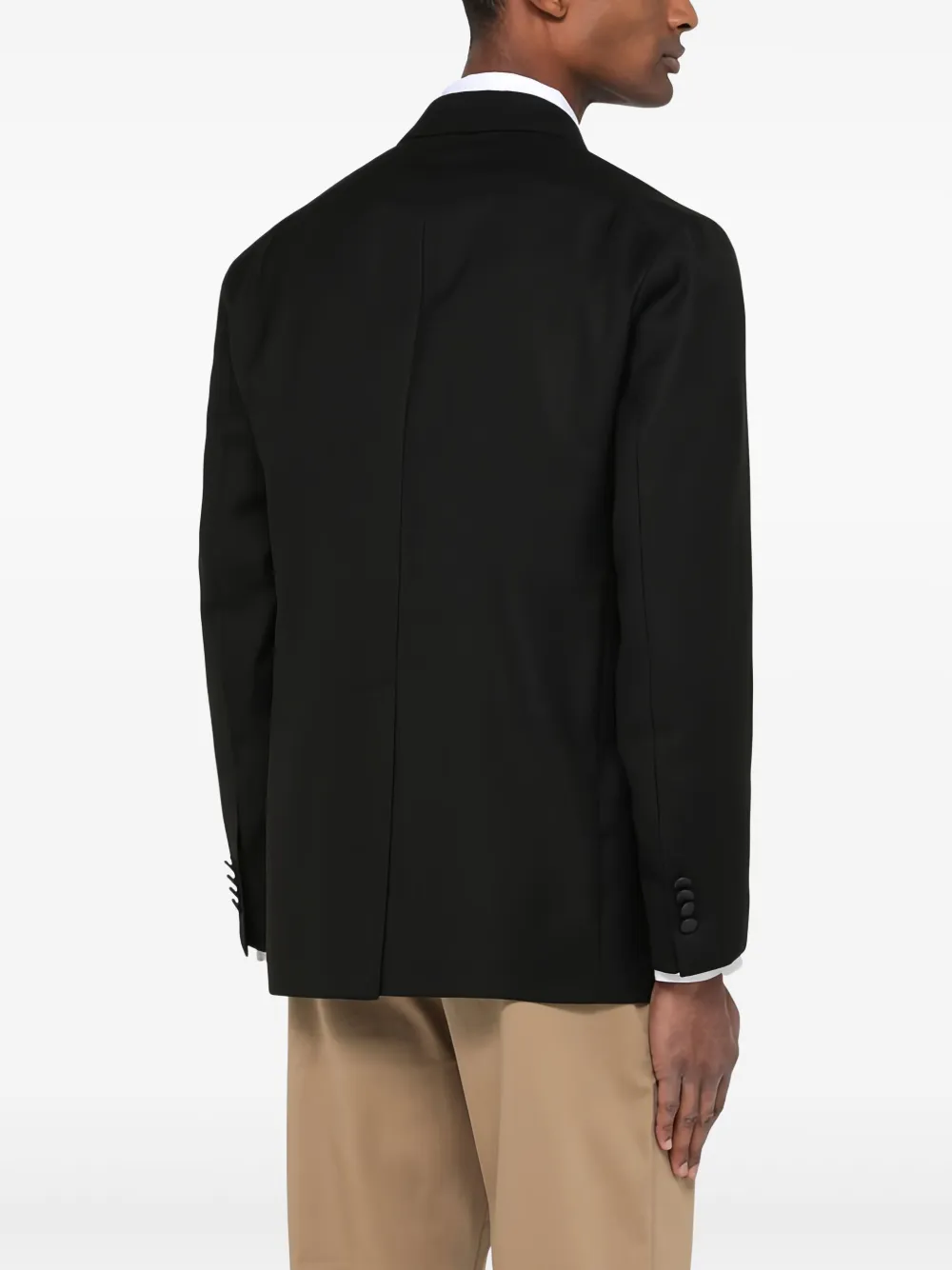 Tagliatore Blazer van scheerwol Zwart