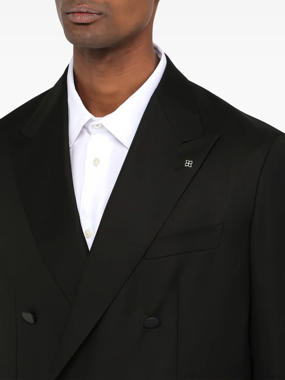 Tagliatore Blazer van scheerwol Zwart