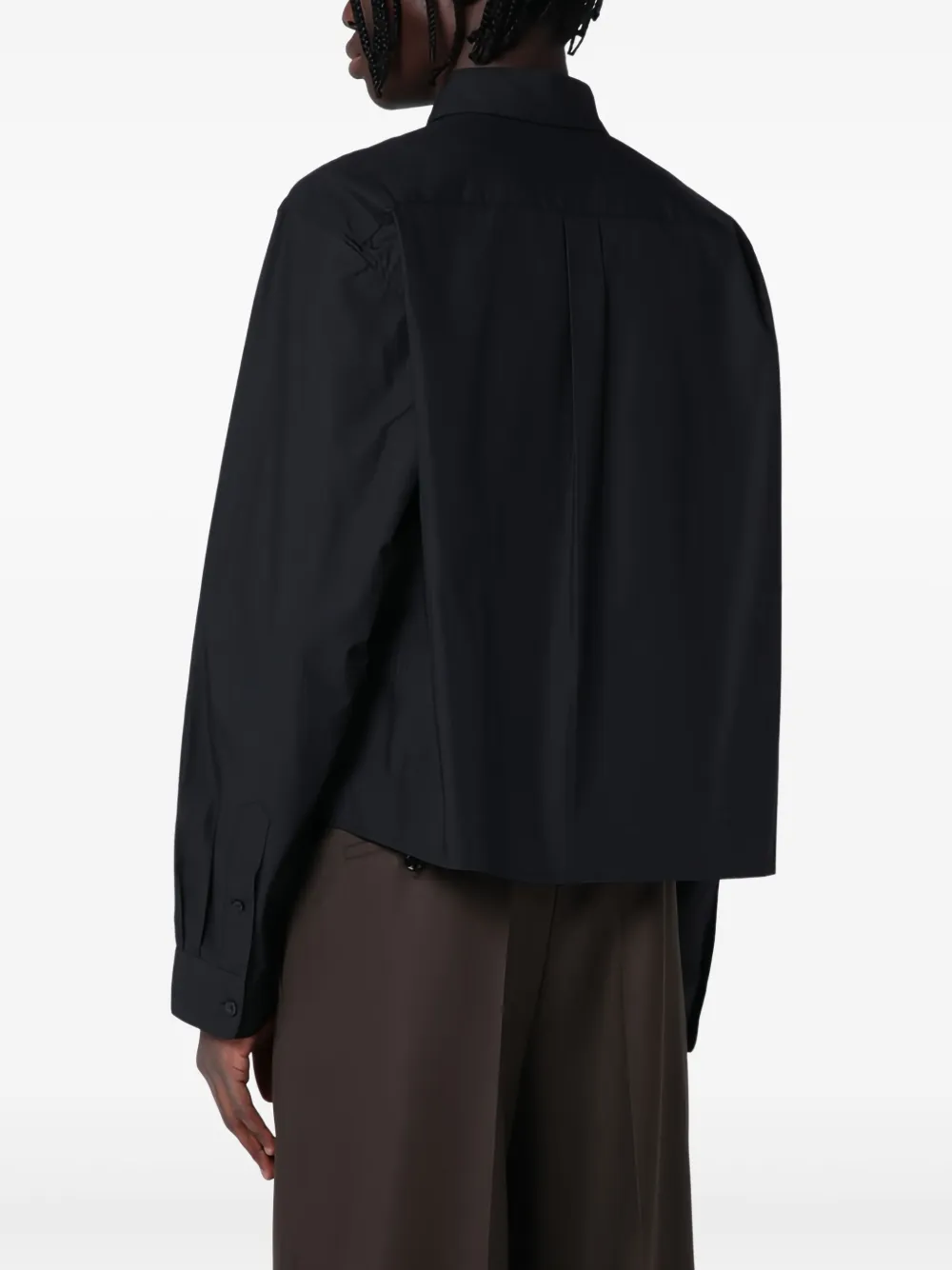  New Amsterdam Cotton Shirt - Black 
