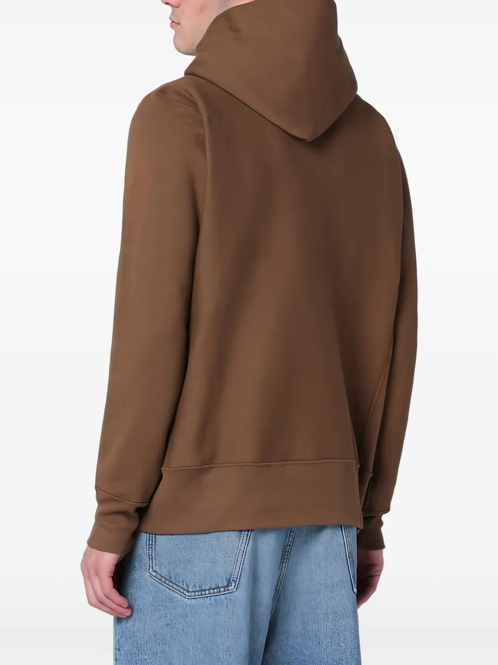 Champion Hoodie met logopatch Bruin