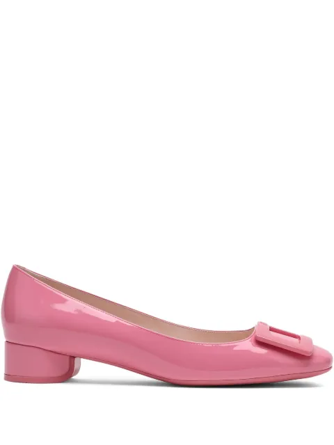 Roger Vivier patent-leather ballerina shoes