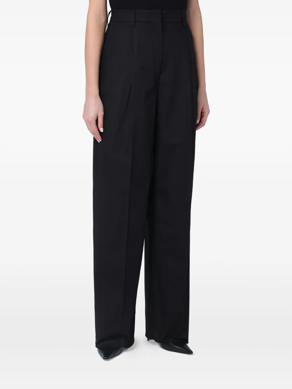 THELATEST High waist broeken Zwart
