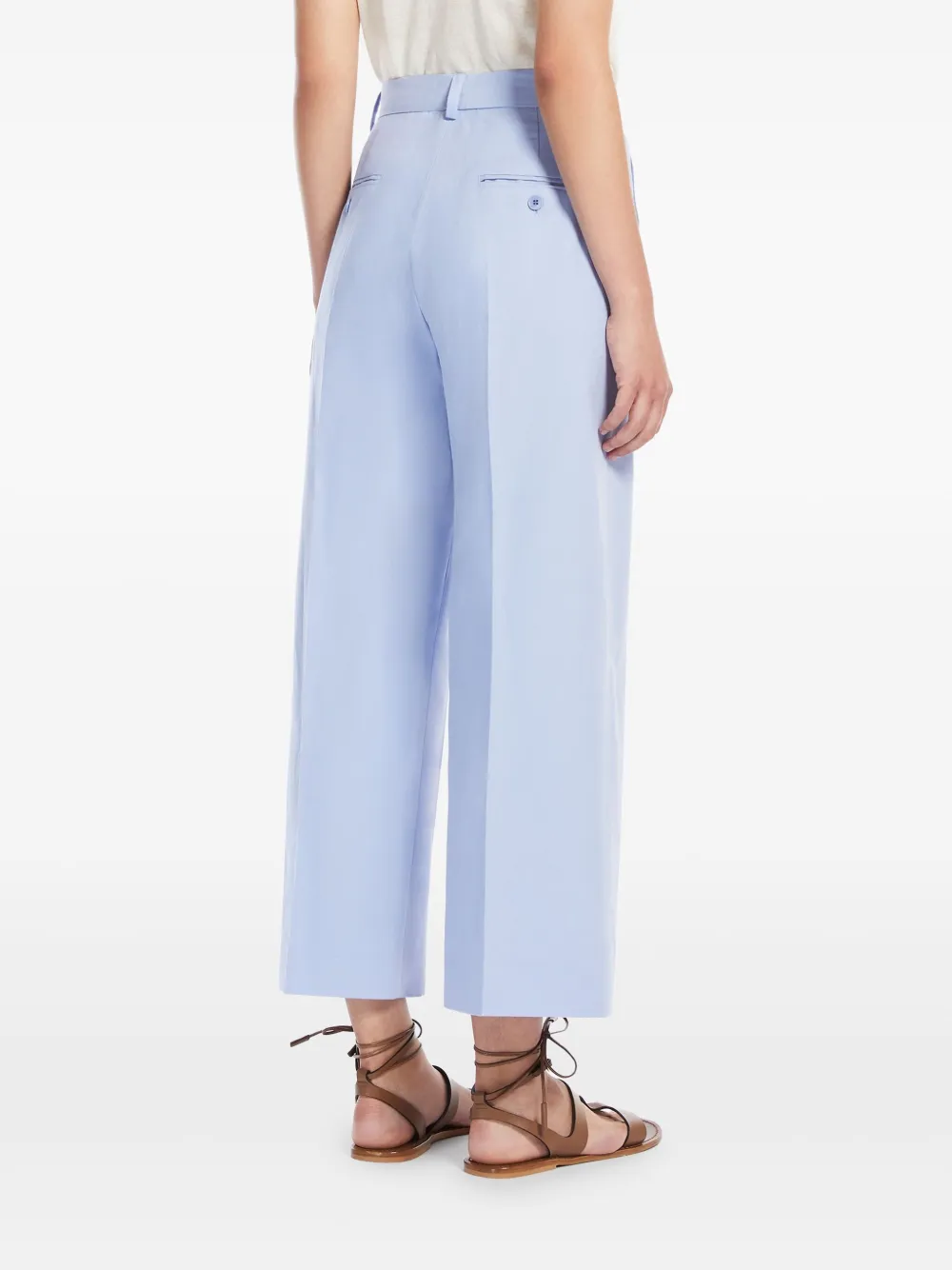 Weekend Max Mara Cropped pantalon Blauw