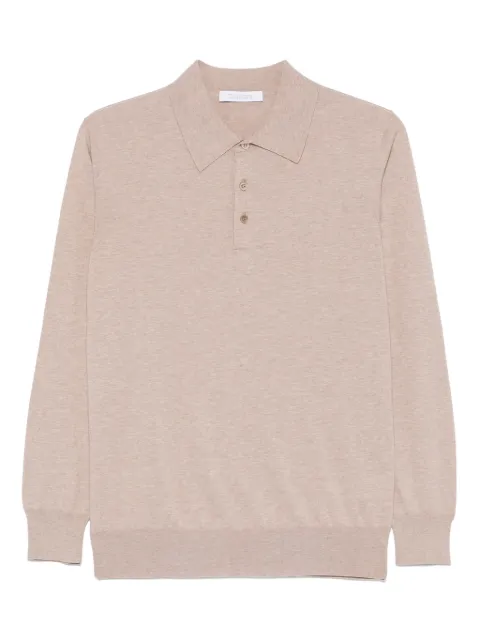 Cruciani fine-ribbed polo shirt