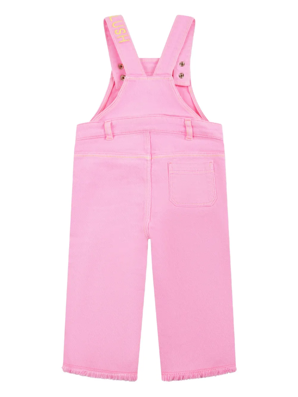 BILLIEBLUSH FLOWER-EMBROIDERED DUNGAREES