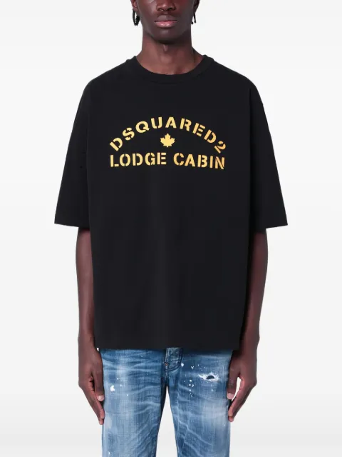 DSQUARED2 logo-print cotton t-shirt