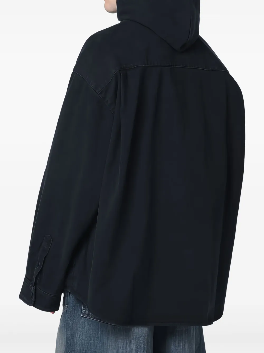 Balenciaga Jack met capuchon Zwart
