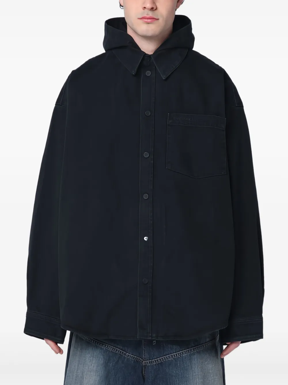 Balenciaga Jack met capuchon Zwart