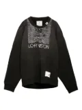 Maison MIHARA YASUHIRO draped sweatshirt - Black