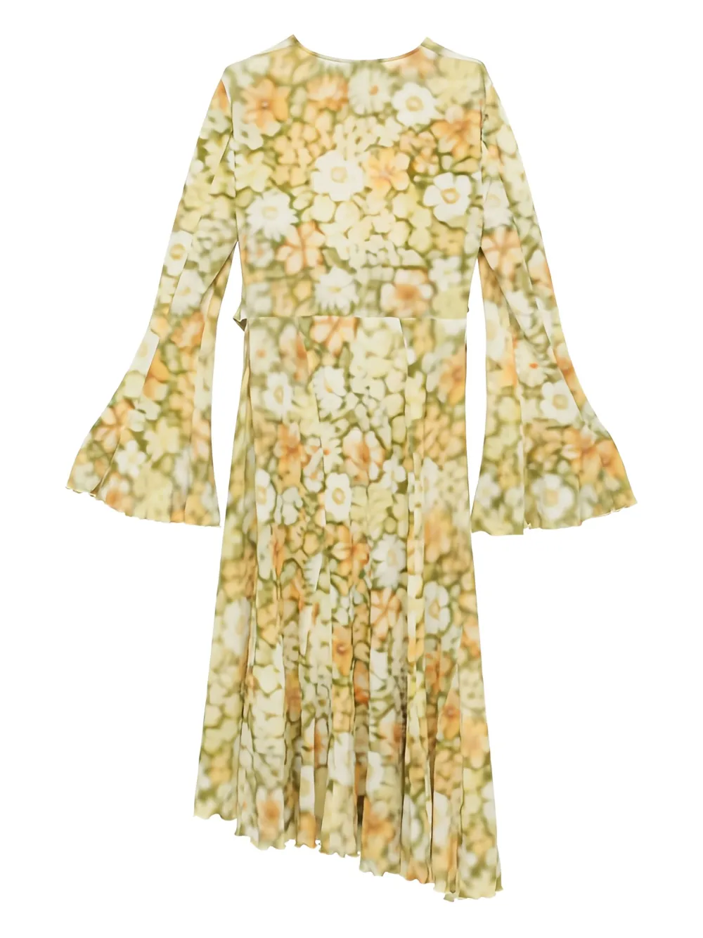 Acne Studios Jurk met bloemenprint - Geel