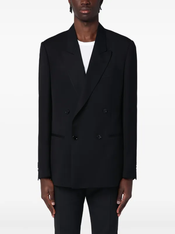 LARDINI テーラードジャケット ダブル ブラック　M Lardini ダブルジャケット | ブラック | FARFETCH JP