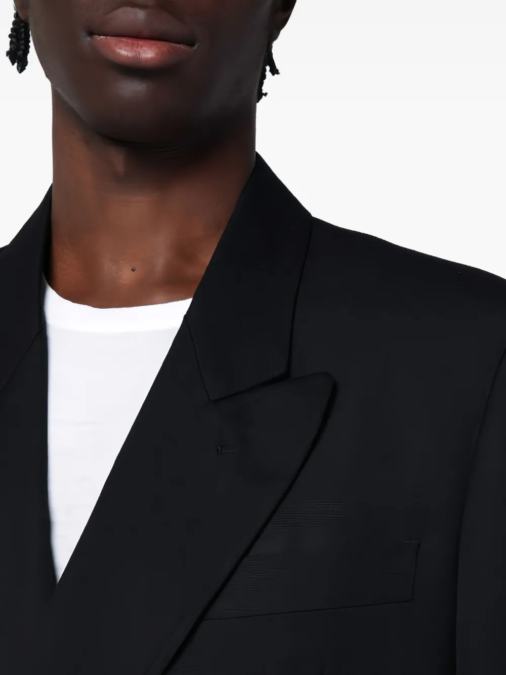 Lardini Blazer met dubbele rij knopen Zwart