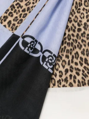 スカーフ LIU JO LEOPARD PRINT FOULARD Women's Scarves and Foulards, Shawls, Pashminas | Liu Jo