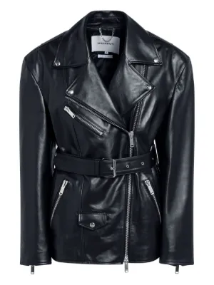 ジャケット HALFBOY Jackets aviator-leather-jacket-