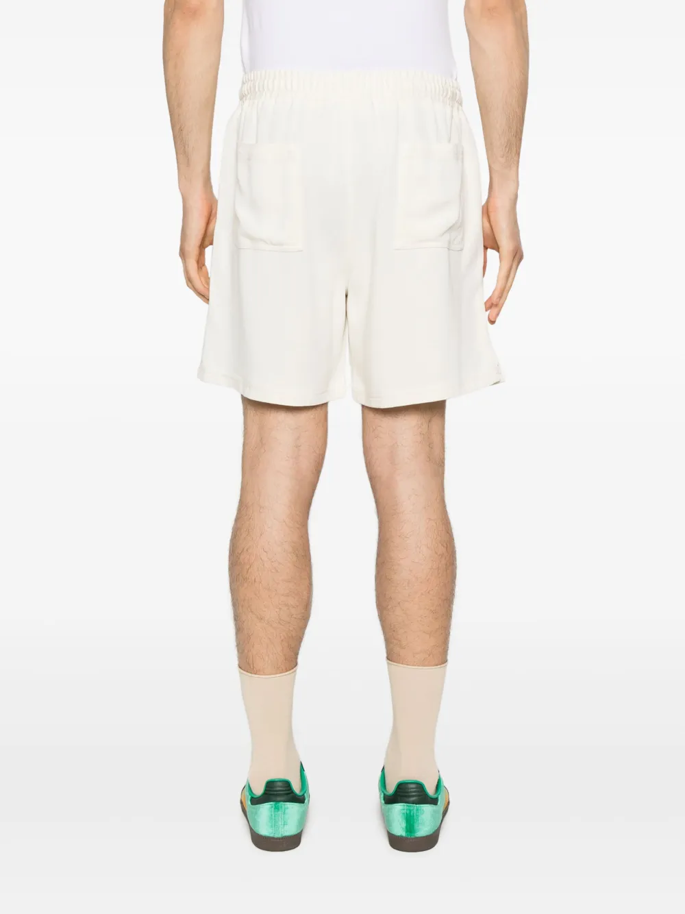 Represent Shorts met geborduurd logo Beige
