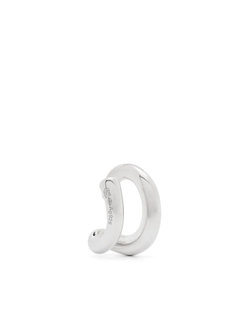 Charlotte Chesnais Biseau ear cuff - シルバートーン Charlotte Chesnais Biseau ear cuff - シルバートーン