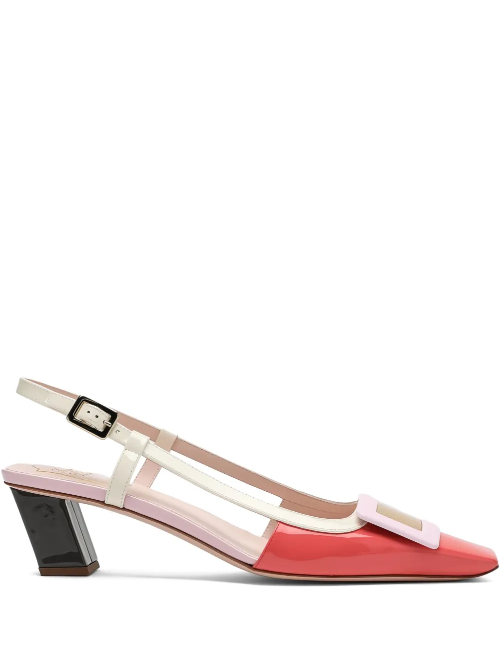 Roger Vivier 45mm Belle patent-leather Pumps | Neutrals
