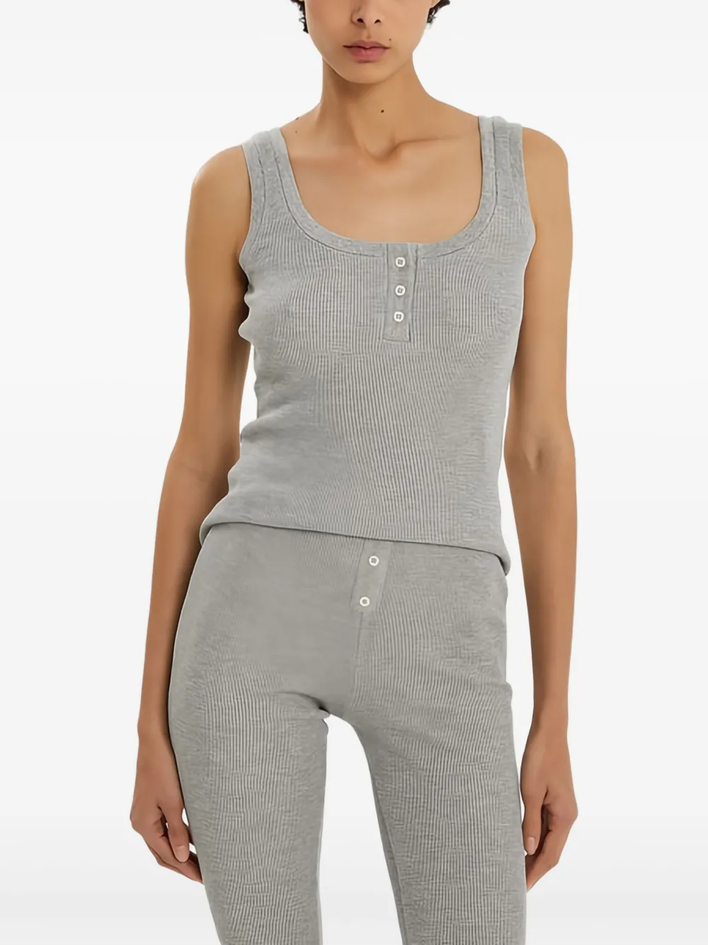 1989 STUDIO Tanktop met textuur Grijs