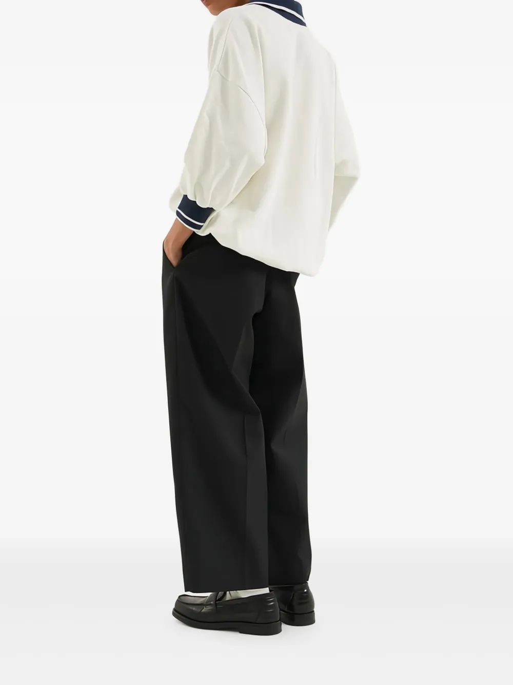 1989 STUDIO Cropped broek Blauw