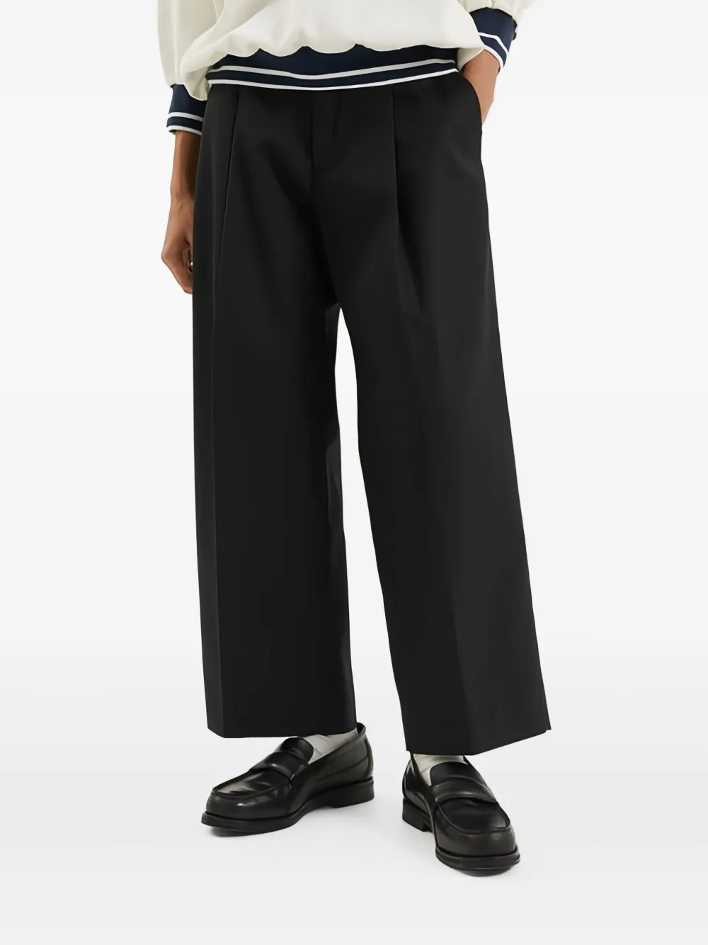 1989 STUDIO Cropped broek Blauw