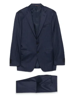 Corneliani シングルスーツ | ブルー | FARFETCH JP