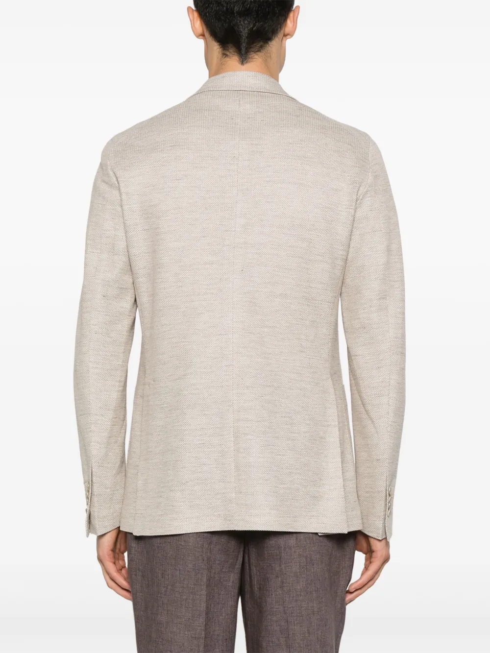 Tagliatore Blazer met broche Beige
