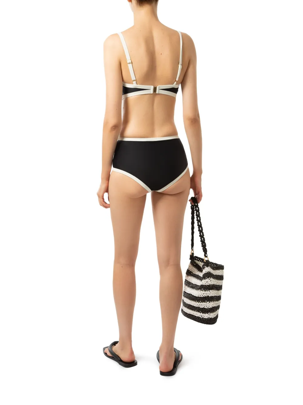 Pilzer Bare Bikini Bottoms In 黑色